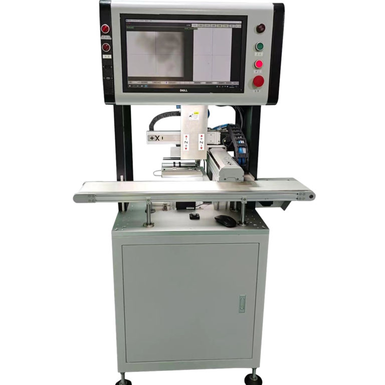 Automatic CCD vision positioning labeling machine with camera-guided label application